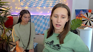 the teacher called the students to his home for an extra lesson and they staged a lesbian show instead for a test