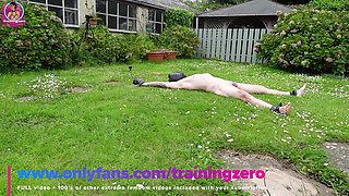 Training Zero Outdoors Bondage Femdom Flogging my Slave