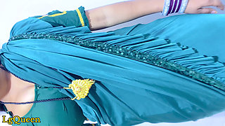 Desi Hot Stepmom Was Caught Alone Today, I Had a Lot of Fun Fucking Her Pussy. I Left Her in a Green Saree Hindiaudio Queenalexa