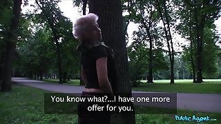 Public Agent - Hot Tiffany Gives up Her Lesbian Lifestyle for a Hard Missionary POV Finish Outside