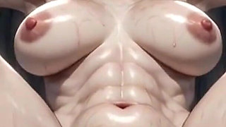 Granny in Dungeon Bondage - Hairy Pussy Desperate for Anal Creampie