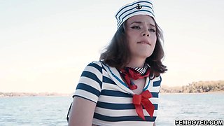 Harrison Feels fucks sexy femboy Yuna Yule