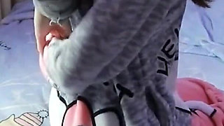 Hui12 - White Silk Chinese Girl Sailing Restraint