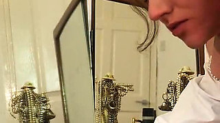 Step-mum Catches College Girl Mila at Her Dressing Table Face Slapping Punishment Wmv