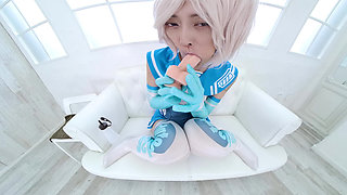 Sora Suda Has an Orgasm with Two Toys