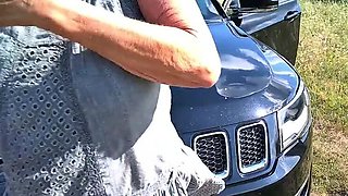 Motorhaube Doggystyle Creampie with DirtyMilfTina