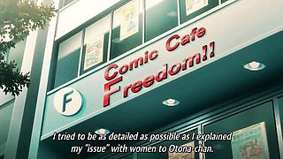 Girl's big tits scene