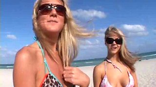 Friends on the Beach: Blowjob, Doggy  Cowgirl Porn
