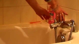 Piss Pants in Bathtub