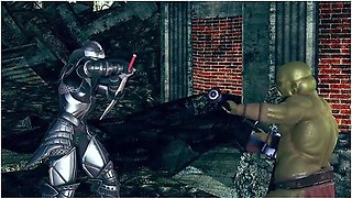 Female Knight Lose To Monster Ork - Episode.26 With Car Toon