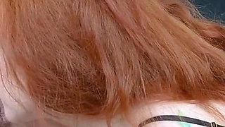 Perfect and Strong Redhead and I Hot, I Sucked Her and Used My Strapon