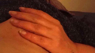 Mature woman in focus - nipples to play with