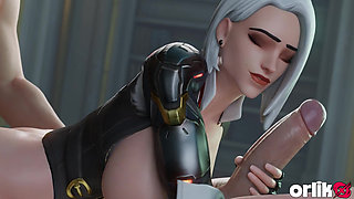 Ashe & D.va From Overwatch - 3D Animation