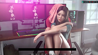 Hiro Caught Japanese Stepsister Ass Video In Computer
