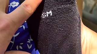 Foot fetish and masturbation