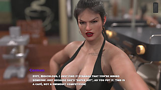 A Lonely Coffee Boy Fucked and Creampied the Hot MILF Boss