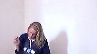 Nu west Spanking - maja caned for smoking