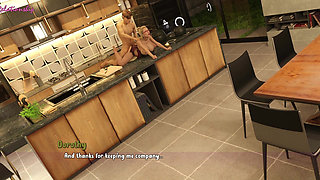 Busty Babe with Glasses Getting Fucked While Streaming