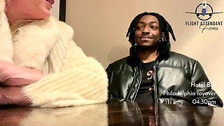 Flight Attendant After Dark: a College BBC Bar Hookup