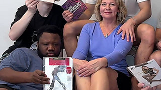 Mature Pantyhose Slut Diana Gets DP in 5 Man Gangbang