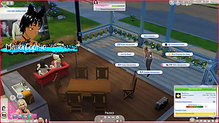 Sims 4 - More Daily Life and Having Sex on the Table and Bed