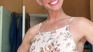 JOI Stepmommy Gets Mad at You for Making Fun of Her Glasses! You Better Pull That Cock Out and Let Me Finish You Now Cum