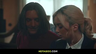 Lexi Lore, Parker Ambrose, And Axel Haze Pound Asses In Hardcore Double Penetration Threesome