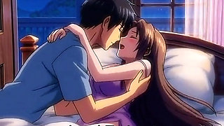 Step sister share bed with step brother in hotel