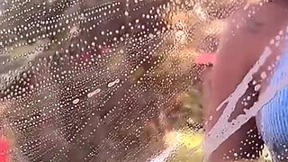 Beautiful Car Wash Girl Gets Fucked by One of Her Clients!