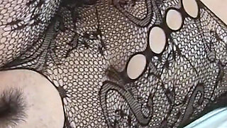 Seductive Brunette Babe Vibed and Fucked to Explosive Facial