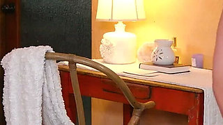 All Girl Massage - Cute Blonde Massages Her New Stepmom and It Went Hot