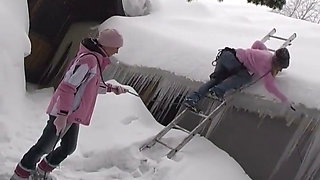Lesbian Babes From France Are Here to Play in the Snow