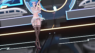 Multiplayer Masterpieces [mmd] Big Duck, Glory, Miku - Thumbs up, Dance Party, Orgy, Sexy Uniforms, Striptease, Korean Dance