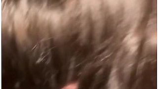 18 Year Old College Slut Gives Wet Slppy Blowjob In Car