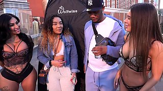 Big boobs amateur hottie sex outdoor in public