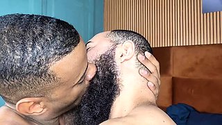 RJ MALE VIDEOS - Kissing My Bearded Best Friend Deeply - By