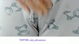 Rubbing Pussy with Pajamas- Cameltoe
