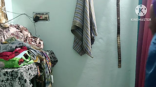 Desi Village wife sare vering showing