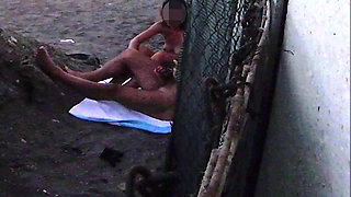 Flashing My Cock in Front of My Stepdaughter in a Beach and She Helps Me Cumshot in Front of Everyone