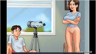 Summertime Saga Sex Scene Getting Her Pussy Eating For The First Time