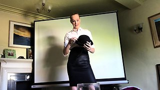 Amazing blonde german webcam milf high heel masturbation