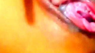 Asian Amateur Rosebud Fists Herself