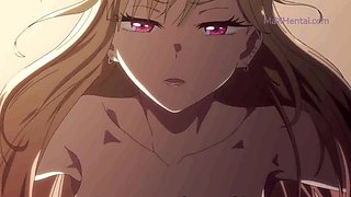 Horny Teen Girlfriend gives Hot Blowjob and Rides on cock (Hentai)