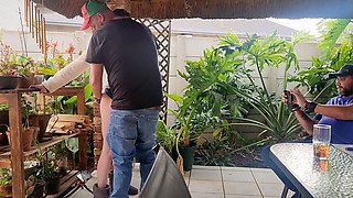 Drilling, real couple, boss fucks my wife