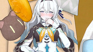 Honkai Star Rail - Firefly X Caelus Passionate Sex - 3D Hentai Animation