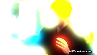 Karate dude wins milfs ass hole to pound