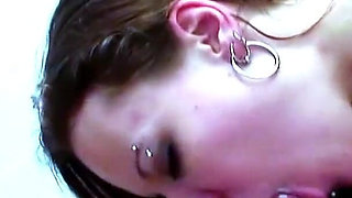 Skinny teen fucks perverted boyfriend with strap-on in the ass