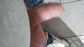 Cock and Balls beat with spatula  hard