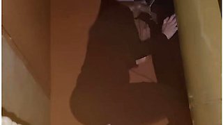 Company Year-end Party. Married Woman Gives Blowjob In A Corner Of The Party