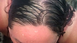 peeing in the shower